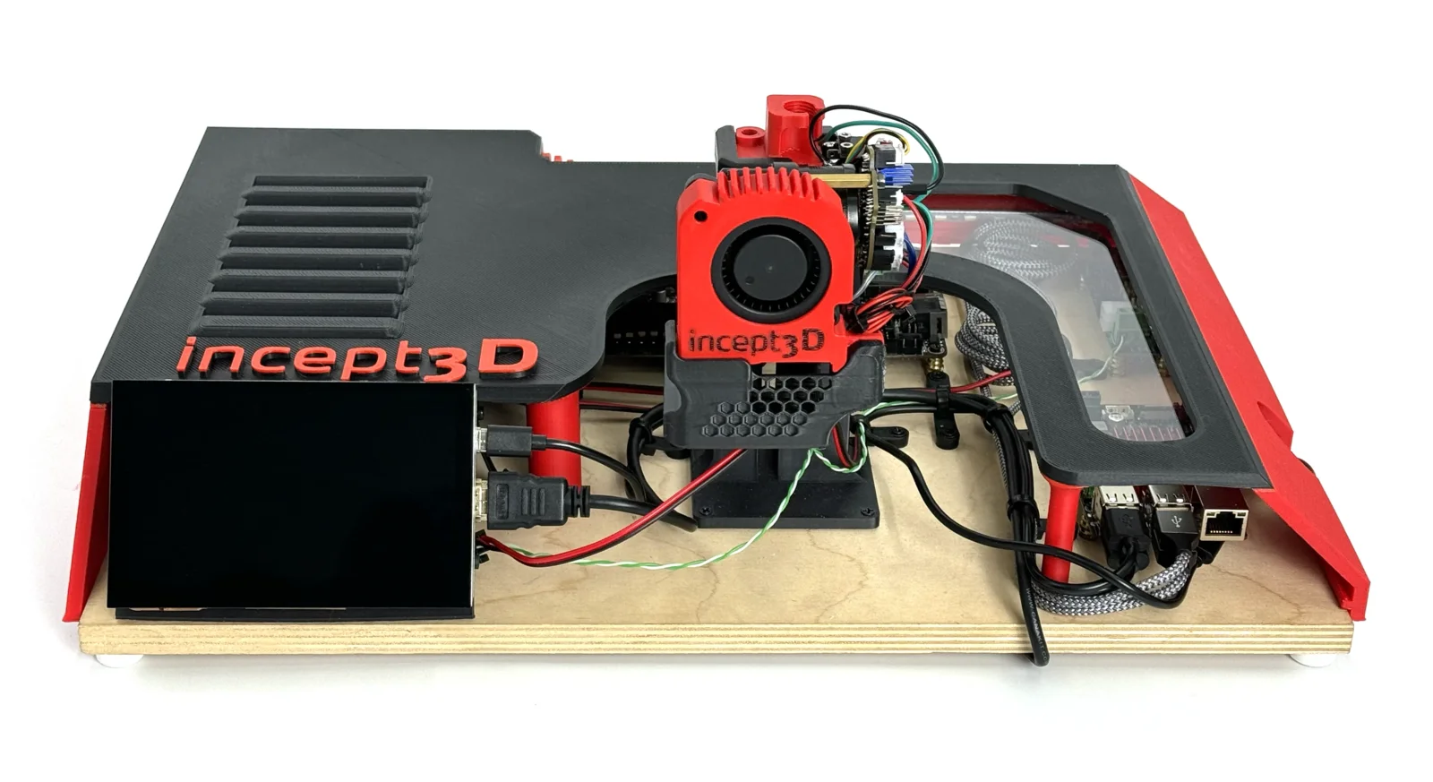 incept3d 3d printed test bench tool head fixture raspberry pi canbus klipper