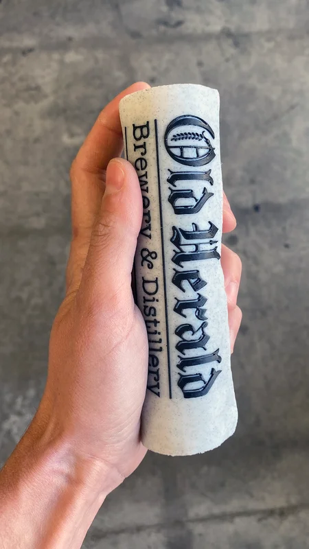 Old Herald custom 3D-printed tap handle